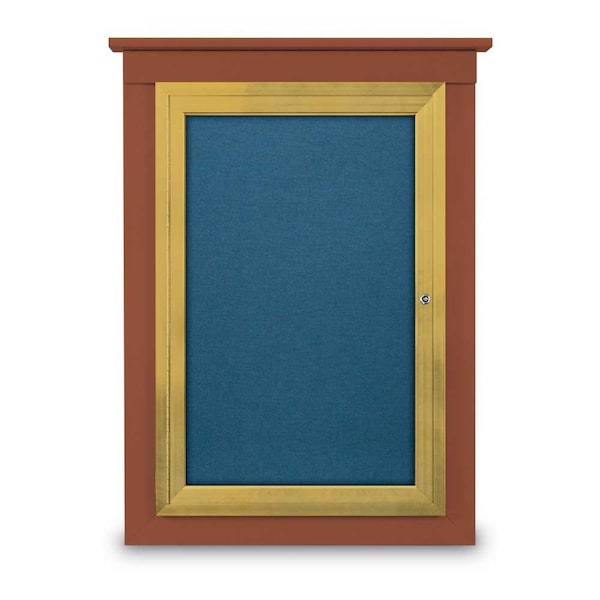 Single Door Enclosed Letterboard, 43"x33